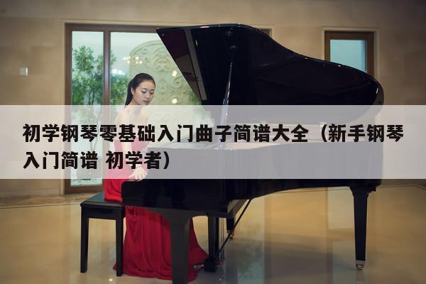 初学钢琴零基础入门曲子简谱大全（新手钢琴入门简谱 初学者） 第1张