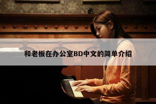 和老板在办公室BD中文的简单介绍 第1张