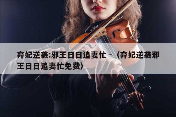 弃妃逆袭:邪王日日追妻忙 -（弃妃逆袭邪王日日追妻忙免费） 第1张