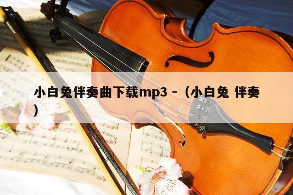 小白兔伴奏曲下载mp3 -（小白兔 伴奏） 第1张