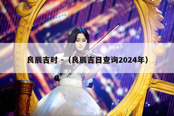 良辰吉时 -（良辰吉日查询2024年） 第1张