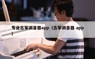 专业古筝调音器app（古筝调音器 app）