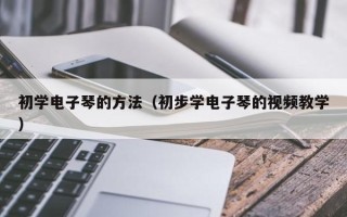 初学电子琴的方法（初步学电子琴的视频教学）