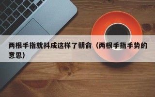 两根手指就抖成这样了朝俞（两根手指手势的意思）