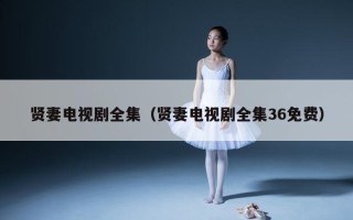 贤妻电视剧全集（贤妻电视剧全集36免费）