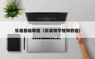 乐谱基础教程（乐谱初学视频教程）