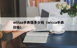 wiilaa手表值多少钱（wicca手表价格）