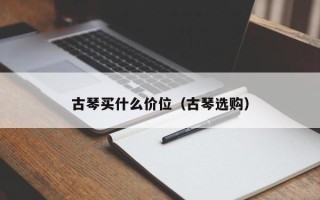 古琴买什么价位（古琴选购）