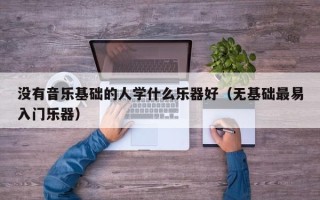 没有音乐基础的人学什么乐器好（无基础最易入门乐器）