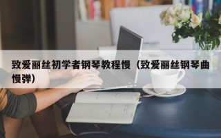 致爱丽丝初学者钢琴教程慢（致爱丽丝钢琴曲慢弹）