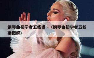 钢琴曲初学者五线谱 -（钢琴曲初学者五线谱图解）