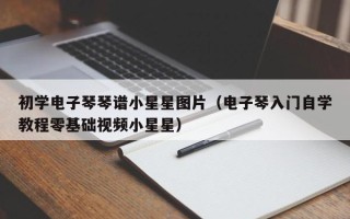 初学电子琴琴谱小星星图片（电子琴入门自学教程零基础视频小星星）