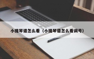 小提琴谱怎么看（小提琴谱怎么看调号）