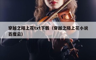 穿越之陌上花txt下载（穿越之陌上花小说百度云）