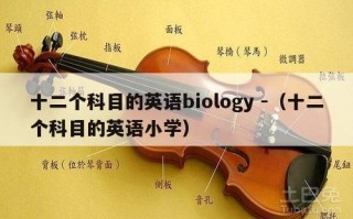 十二个科目的英语biology -（十二个科目的英语小学）