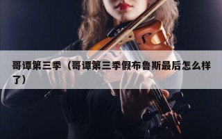 哥谭第三季（哥谭第三季假布鲁斯最后怎么样了）