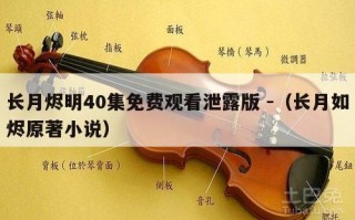 长月烬明40集免费观看泄露版 -（长月如烬原著小说）