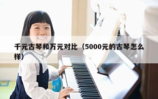 千元古琴和万元对比（5000元的古琴怎么样）