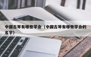 中国古琴有哪些学会（中国古琴有哪些学会的名字）