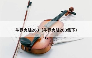 斗罗大陆263（斗罗大陆263集下）