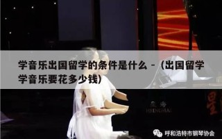 学音乐出国留学的条件是什么 -（出国留学学音乐要花多少钱）