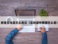 黑键五线谱怎么表示（五线谱中黑键怎么看）