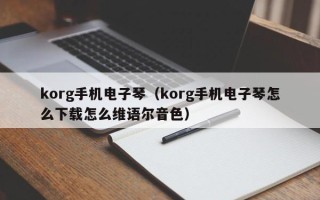 korg手机电子琴（korg手机电子琴怎么下载怎么维语尔音色）