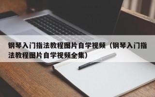 钢琴入门指法教程图片自学视频（钢琴入门指法教程图片自学视频全集）