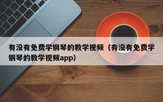 有没有免费学钢琴的教学视频（有没有免费学钢琴的教学视频app）