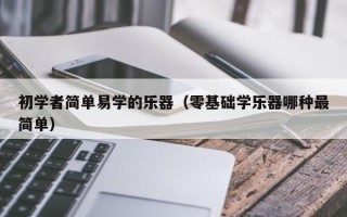 初学者简单易学的乐器（零基础学乐器哪种最简单）