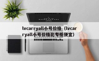 lvcarryall小号价格（lvcarryall小号价格比专柜便宜）