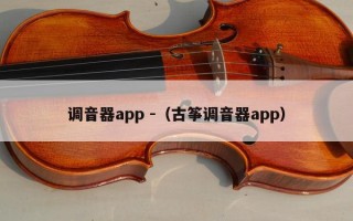 调音器app -（古筝调音器app）