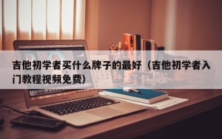 吉他初学者买什么牌子的最好（吉他初学者入门教程视频免费）