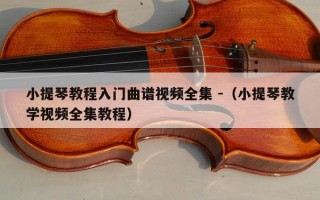 小提琴教程入门曲谱视频全集 -（小提琴教学视频全集教程）