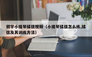 初学小提琴揉弦视频（小提琴揉弦怎么练,揉弦及其训练方法）