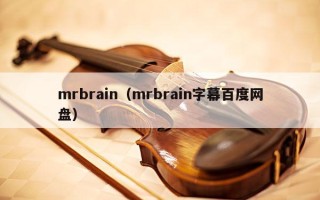 mrbrain（mrbrain字幕百度网盘）