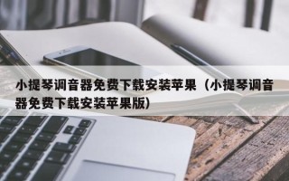 小提琴调音器免费下载安装苹果（小提琴调音器免费下载安装苹果版）