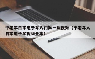 中老年自学电子琴入门第一课视频（中老年人自学电子琴视频全集）