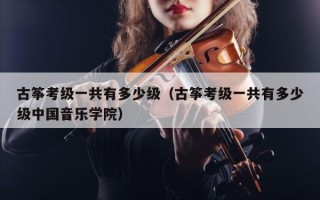 古筝考级一共有多少级（古筝考级一共有多少级中国音乐学院）