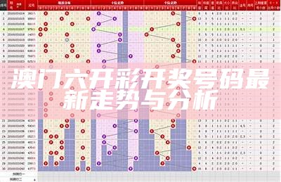 澳门六开彩开奖号码最新走势与分析