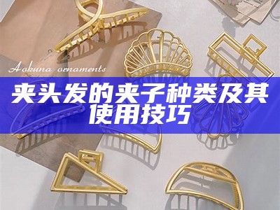 夹头发的夹子种类及其使用技巧