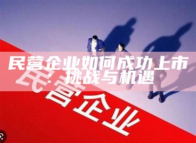 民营企业如何成功上市：挑战与机遇