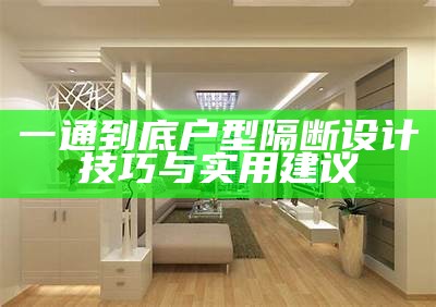 一通到底户型隔断设计技巧与实用建议