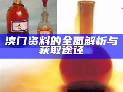 溴门资料的全面解析与获取途径