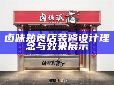 卤味熟食店装修设计理念与效果展示