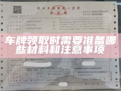 车牌领取时需要准备哪些材料和注意事项