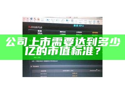 公司上市需要达到多少亿的市值标准？