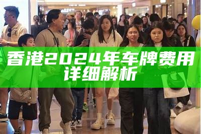 香港2024年车牌费用详细解析