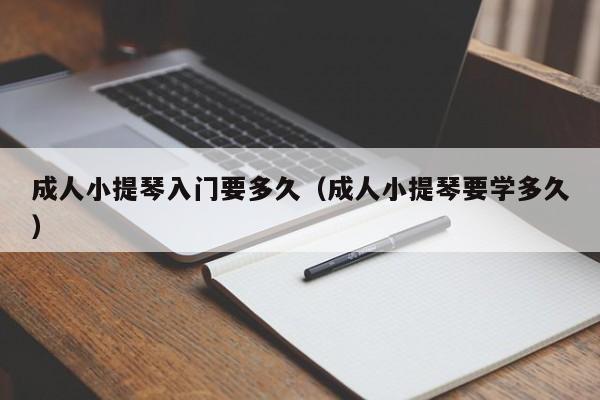 成人小提琴入门要多久（成人小提琴要学多久） 第1张