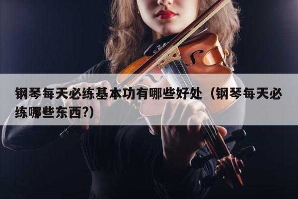 钢琴每天必练基本功有哪些好处（钢琴每天必练哪些东西?） 第1张